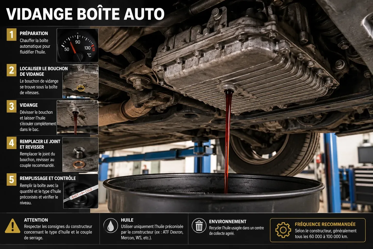 Vidange de boîte automatique : une nécessité souvent sous-estimée pour la longévité de votre véhicule